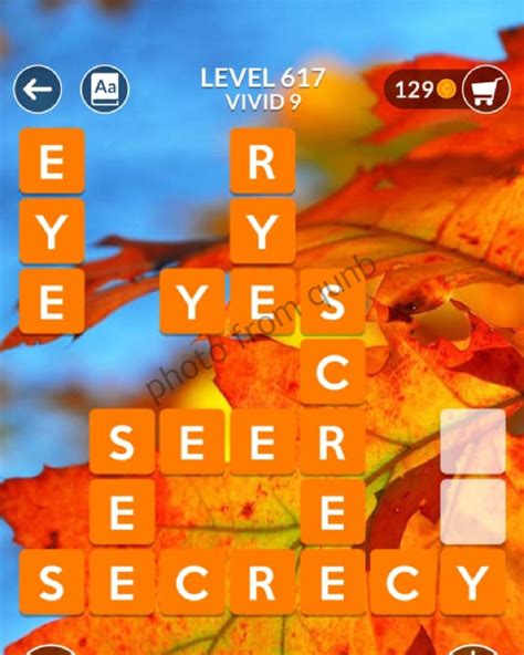 level 617 wordscapes